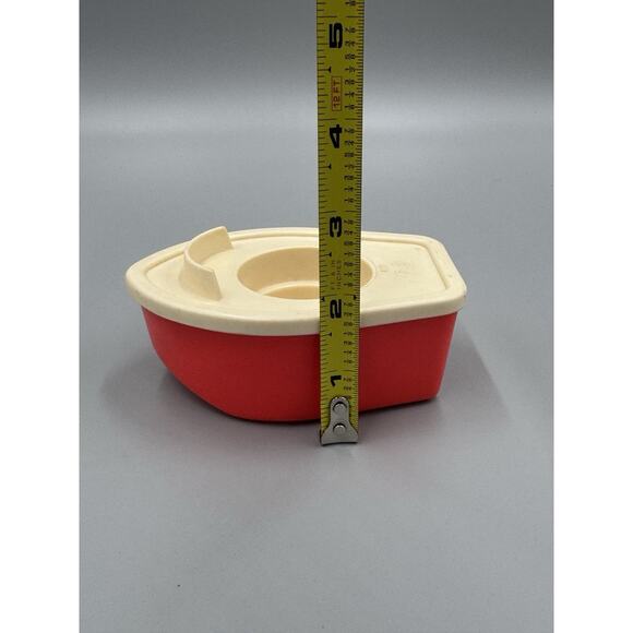 Vintage Fisher Price #411 Floating Red White Boat - Picture 8 of 8
